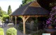 overview of the Dower House garden Pergola